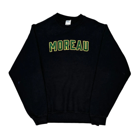 Port & Company College Sweatshirt - Small Black Cotton