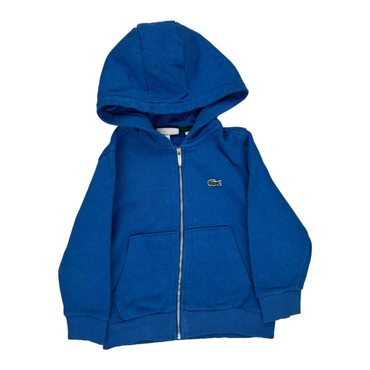 Age 4 Lacoste Hoodie - XS Blue Cotton
