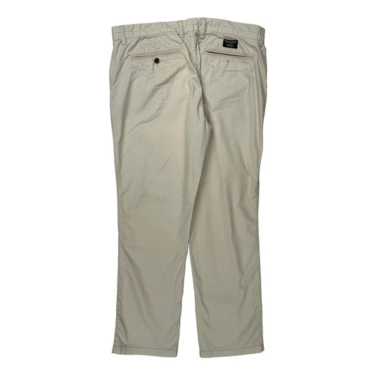 Armani Exchange Chinos - 35W 30L Beige Cotton