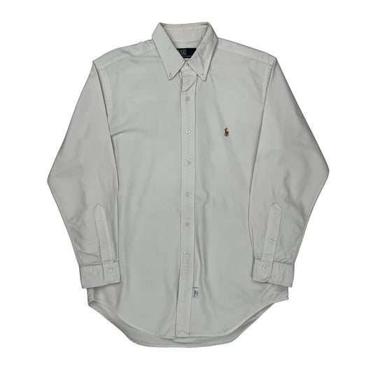 Polo By Ralph Lauren Shirt - Large White Cotton
