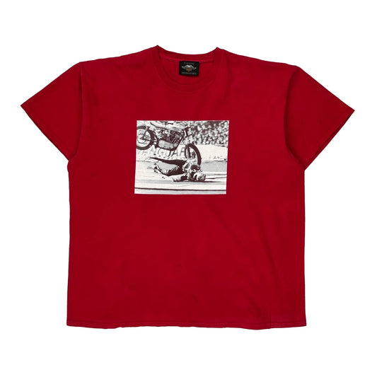 Harley Davidson T-Shirt - 2XL Red Cotton