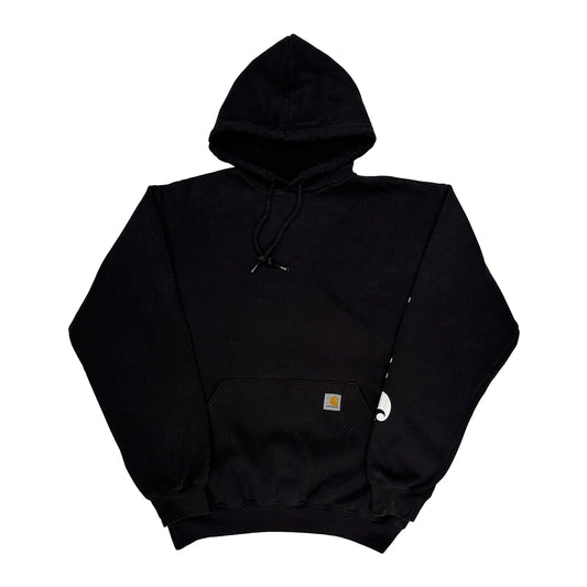 Workwear Carhartt Hoodie - Medium Black Cotton Blend