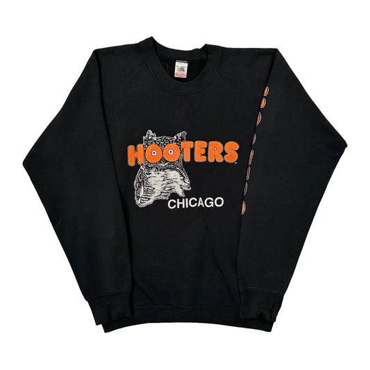 Vintage Chicago Fruit Of The Loom Graphic Sweatshirt - XL Black Cotton Blend