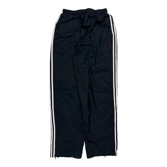 Vintage Adidas Striped Tracksuit - Large Black Polyester