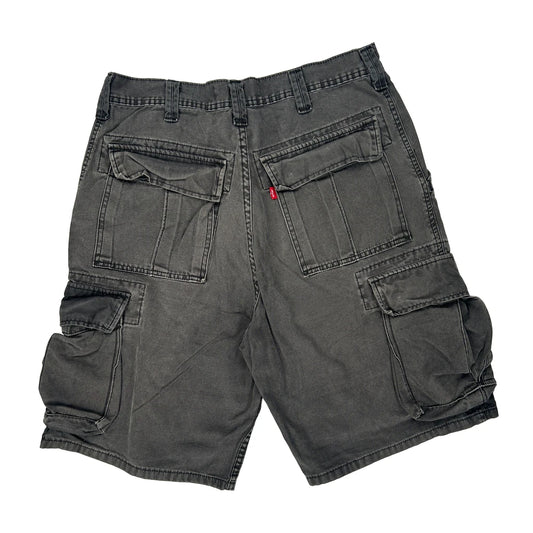 Levis Cargo Shorts - 36W 10L Grey Cotton