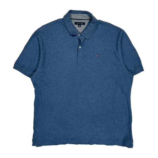 Tommy Hilfiger Polo Shirt - XL Blue Cotton