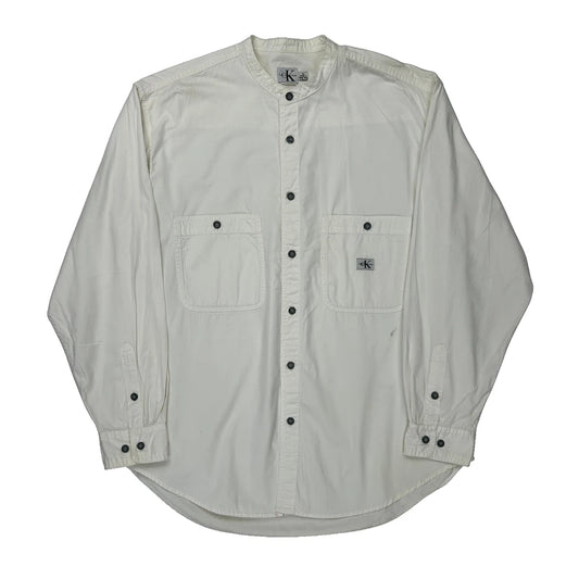 Calvin Klein Jeans Shirt - XL White Cotton