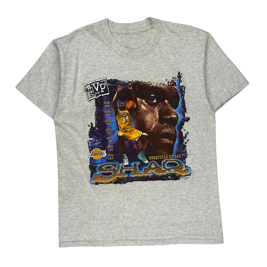 Los Angeles Lakers Nike Single Stitch T-Shirt - Medium Grey Cotton