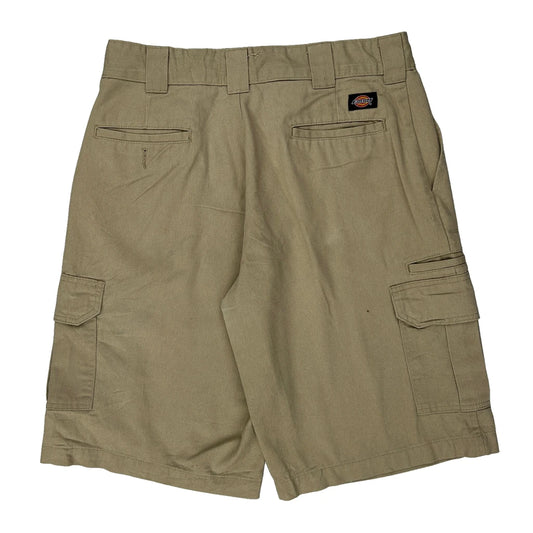 Dickies Cargo Shorts - 34W 9L Khaki Cotton