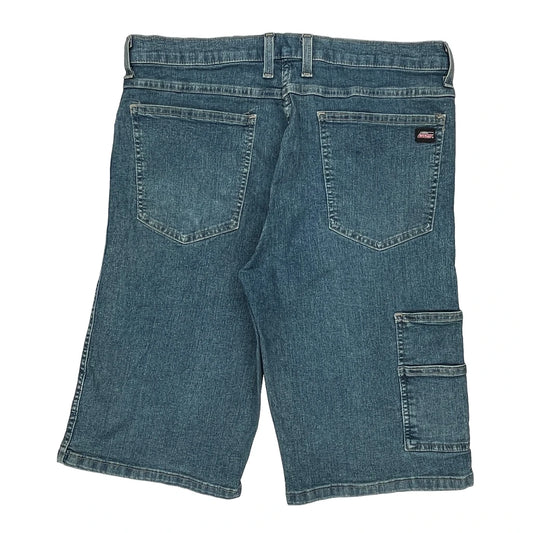Dickies Denim Shorts - 36W 12L Blue Denim