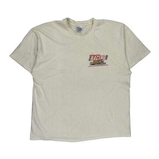Rcca Hanes Graphic T-Shirt - 2XL White Cotton