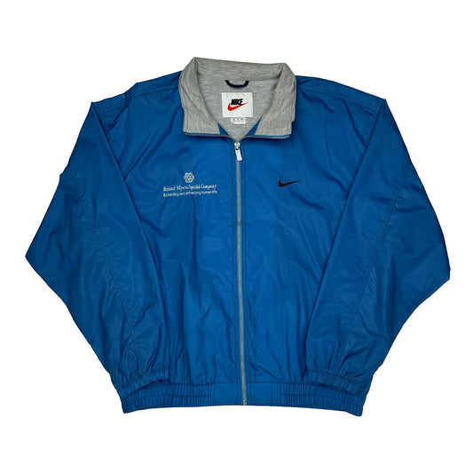 Nike Jacket - XL Blue Nylon
