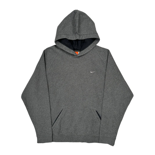 Nike Hoodie - XL Grey Cotton Blend