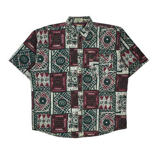 Tt & Co Short Sleeve Shirt - XL Multicoloured Cotton