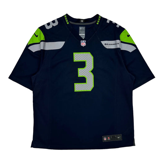 Vintage Seahawks Nike Nfl Jersey - XL Navy Polyester