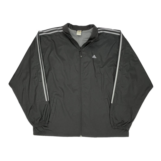 Vintage Adidas Track Jacket - XL Black Polyester