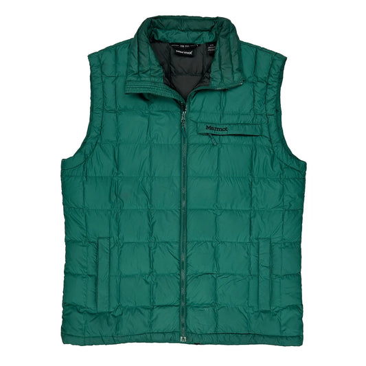 Marmot 700 Fill Down Gilet - Large Green Down