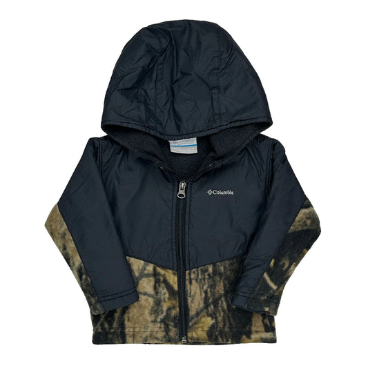 Age 12-18 Months Columbia Camo Jacket - 2XS Black Polyester