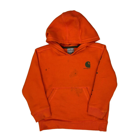 Age 6 Carhartt Hoodie - XS Orange Cotton
