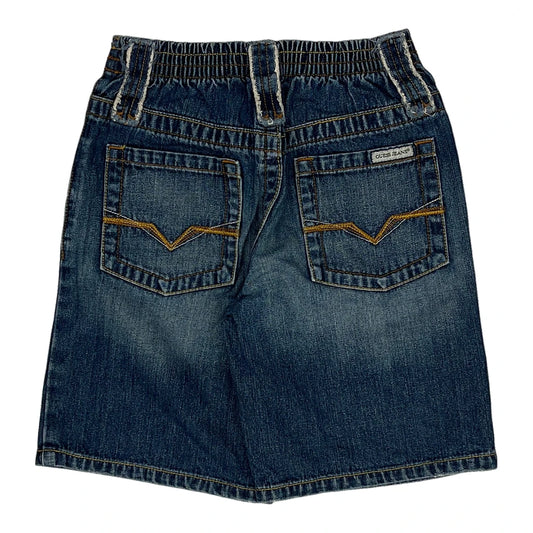 Vintage Age 4 Guess Denim Shorts - Small Blue Denim