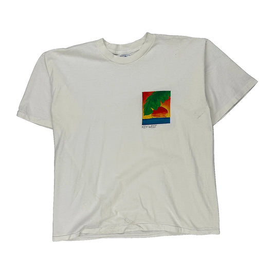 Tsf Single Stitch T-Shirt - XL White Cotton