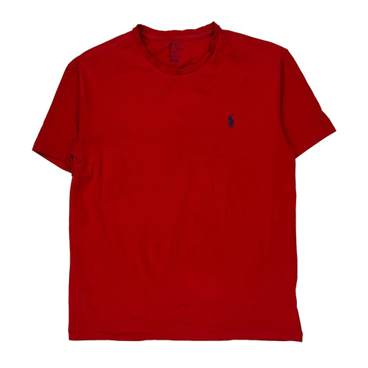 Polo By Ralph Lauren T-Shirt - Small Red Cotton