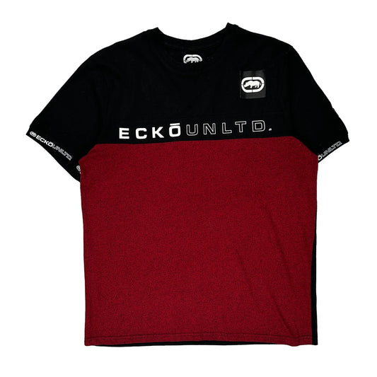 Ecko Unltd Spellout T-Shirt - Large Block Colour Cotton