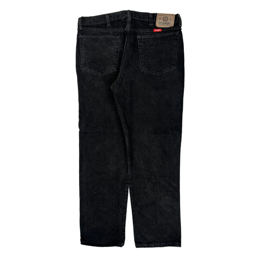 Wrangler Jeans - 36W 29L Black Cotton