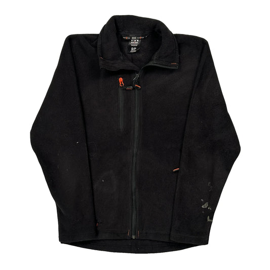 Vintage Helly Hansen Fleece Jacket - Small Black Polyester