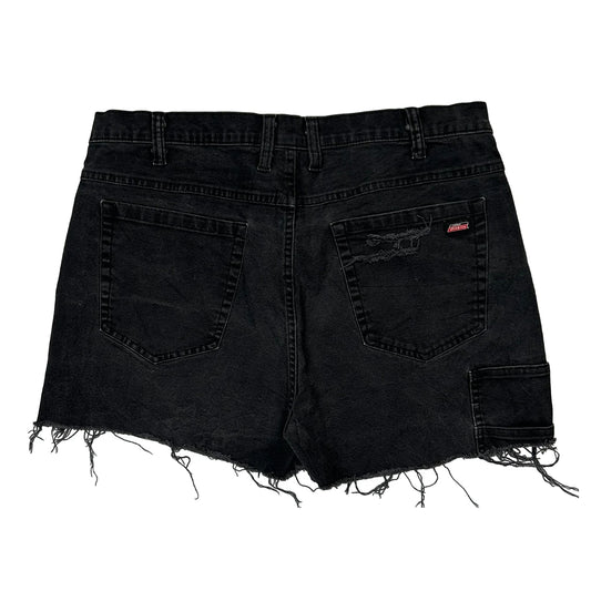 Levis Denim Shorts - 34W 3L Black Cotton