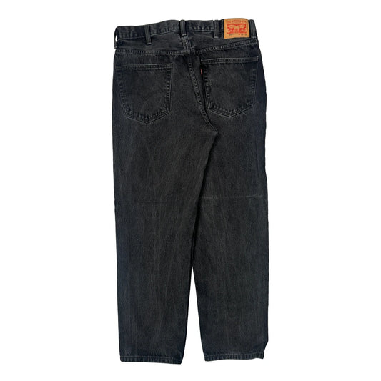 Vintage 550 Levis Jeans - 35W 33L Black Denim