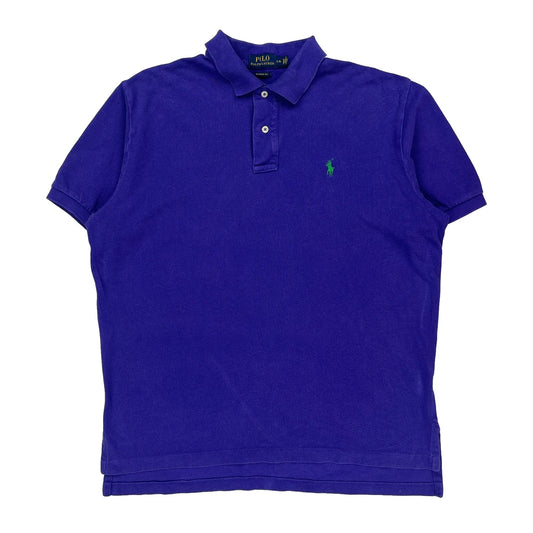 Polo By Ralph Lauren Polo Shirt - Large Purple Cotton