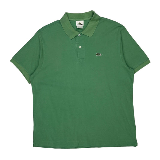 Lacoste Polo Shirt - XL Green Cotton
