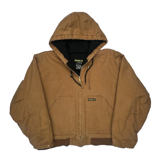 Vintage Walls Jacket - XL Brown Cotton