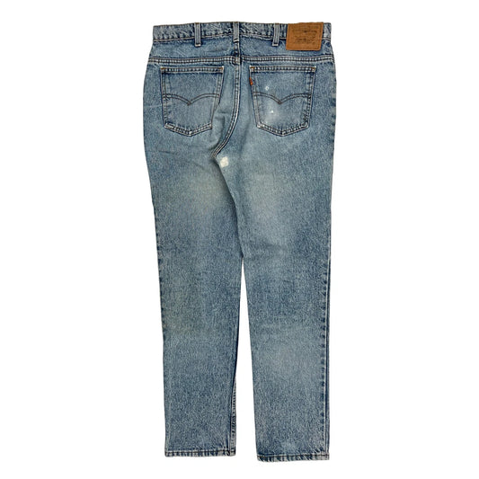 Orange Tab Levis Jeans - 34W UK 14 Light Wash Denim