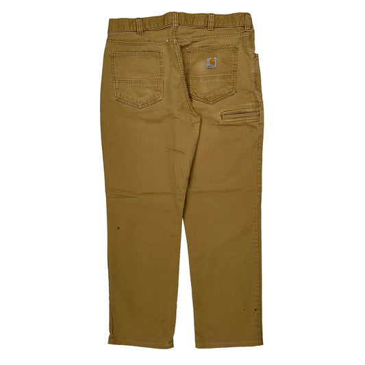 Vintage Carhartt Carpenter Trousers - 34W 30L Brown Cotton Blend