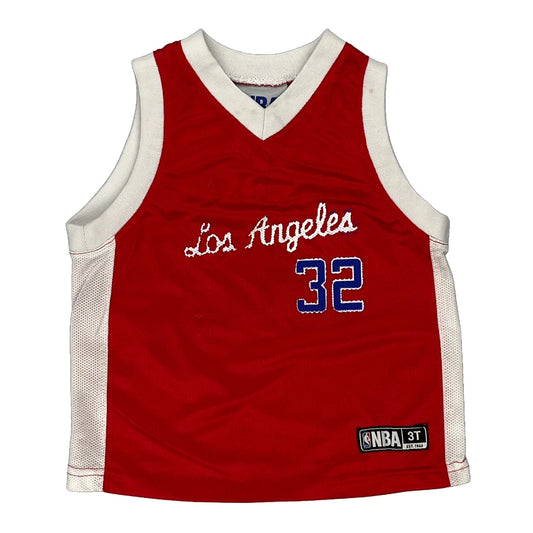 Age 3 Los Angeles Nba Nba Jersey - 2XS Red Polyester