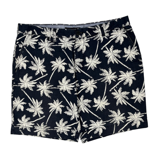 Tommy Hilfiger Floral Shorts - 38W 9L Navy Cotton