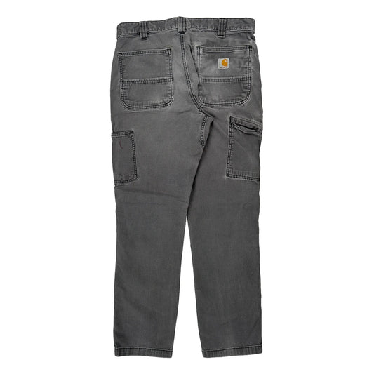 Vintage Carhartt Double Knee Carpenter Trousers - 31W 30L Grey Cotton