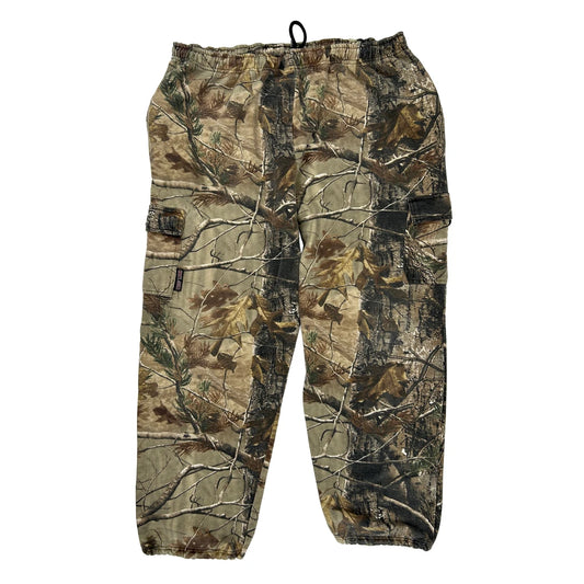 Sports Afield Camo Cargo Trousers - XL Camo Cotton