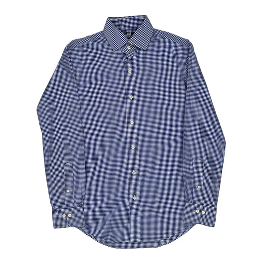 Polo By Ralph Lauren Checked Shirt - Small Blue Cotton