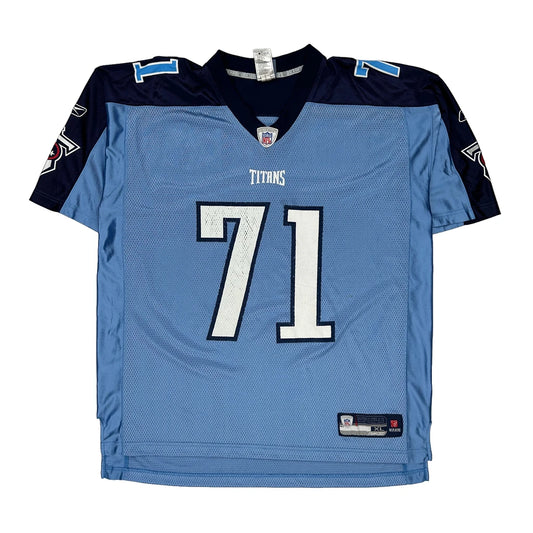 Tennessee Titans Reebok Nfl Jersey - XL Blue Polyester