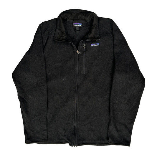 Patagonia Fleece Jacket - Large Black Polyester