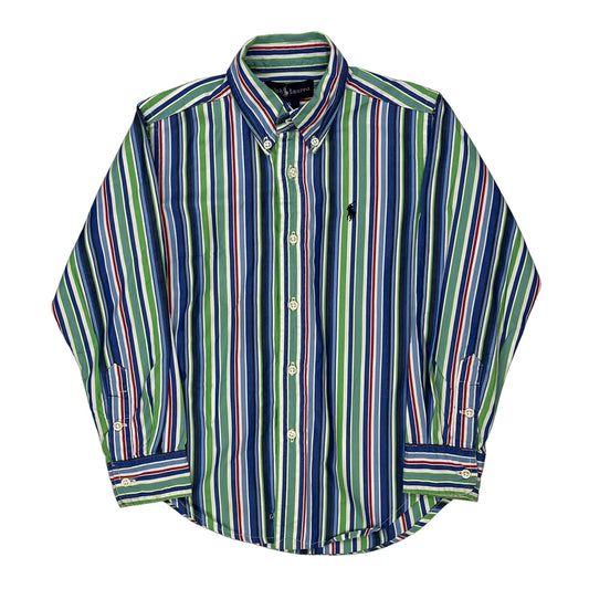 Age 5 Ralph Lauren Striped Shirt - Small Multicoloured Cotton