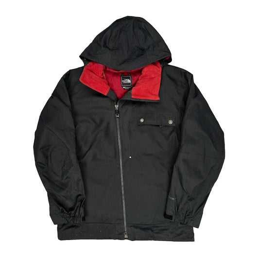 Vintage The North Face Asymmetric Jacket - Medium Black Polyester