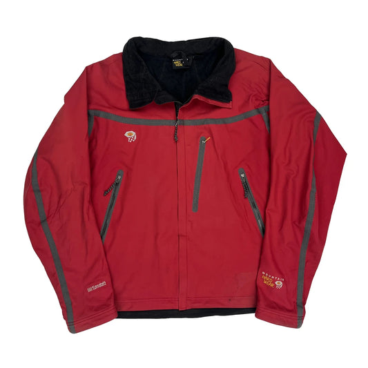 Vintage Mountain Hard Wear Jacket - Large Red Polyester