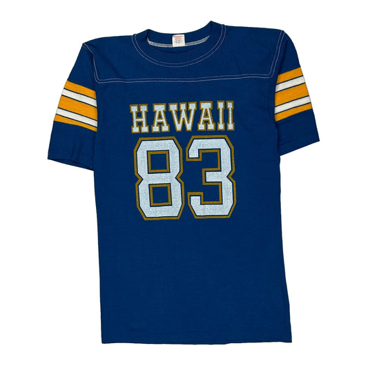 Hawaii Gulf Coast Football Football Shirt - Medium Blue Cotton