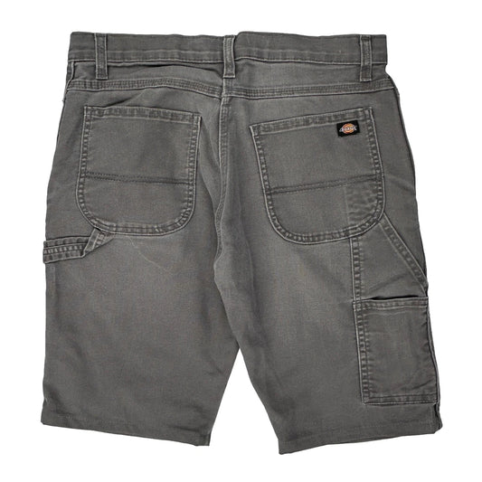 Dickies Carpenter Shorts - 32W 11L Grey Cotton Blend
