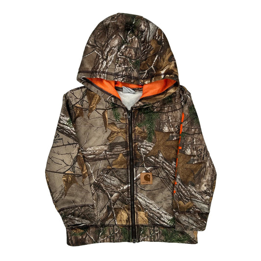 Age 4 Carhartt Camo Hoodie - Small Camo Cotton
