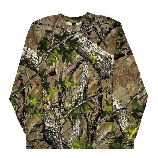 Outfitters Ridge Camo Long Sleeve T-Shirt - XL Camo Cotton